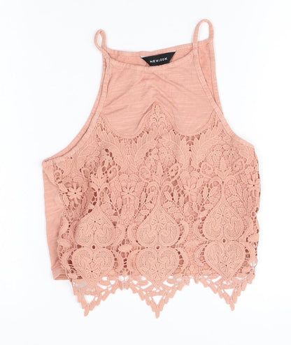 Womens UK Size 6 New Look Pink Camisole Tank