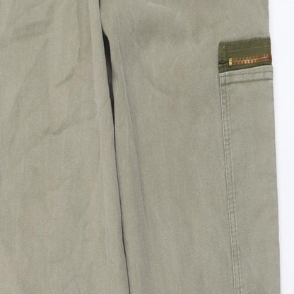 Mustang Womens Green Cotton Straight Jeans Size 26 in L31 in Regular Button