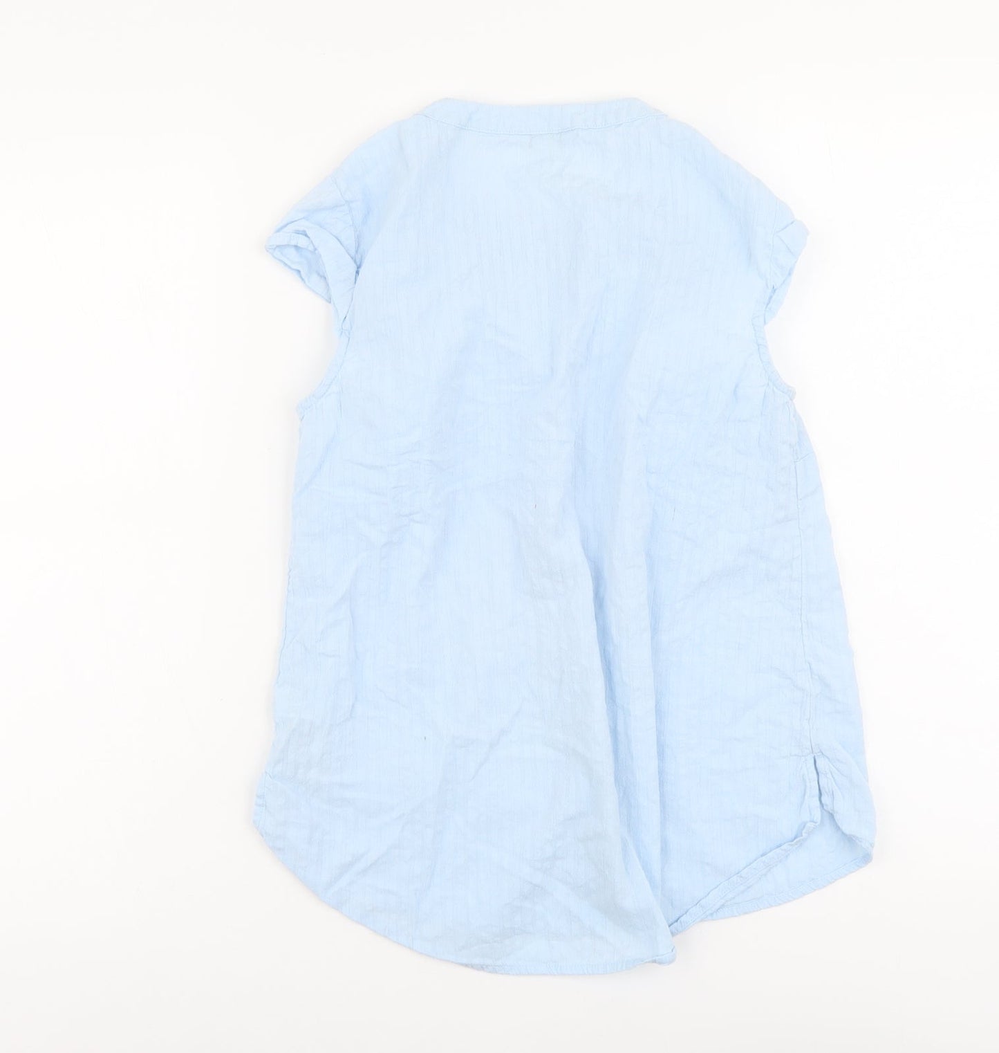 Womens UK Size 8 Monsoon Blue Basic Tank