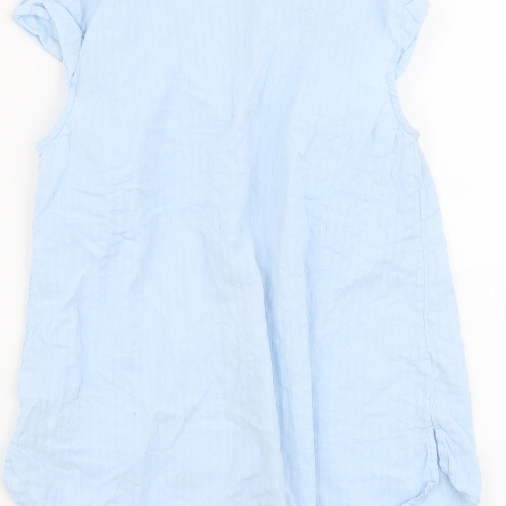 Womens UK Size 8 Monsoon Blue Basic Tank