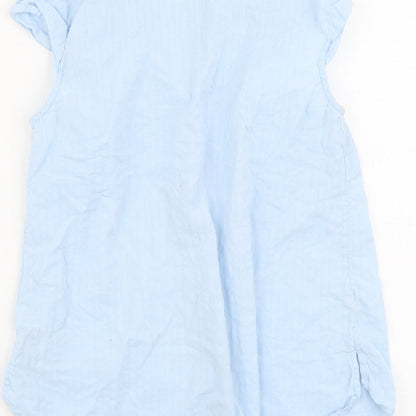 Womens UK Size 8 Monsoon Blue Basic Tank