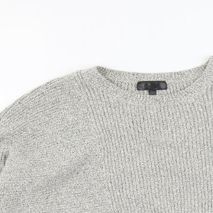 Womens UK Size 10 Topshop Grey Pullover Jumper