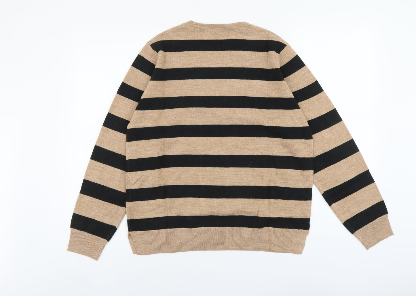Womens UK Size 14 Marks and Spencer Beige Pullover Jumper