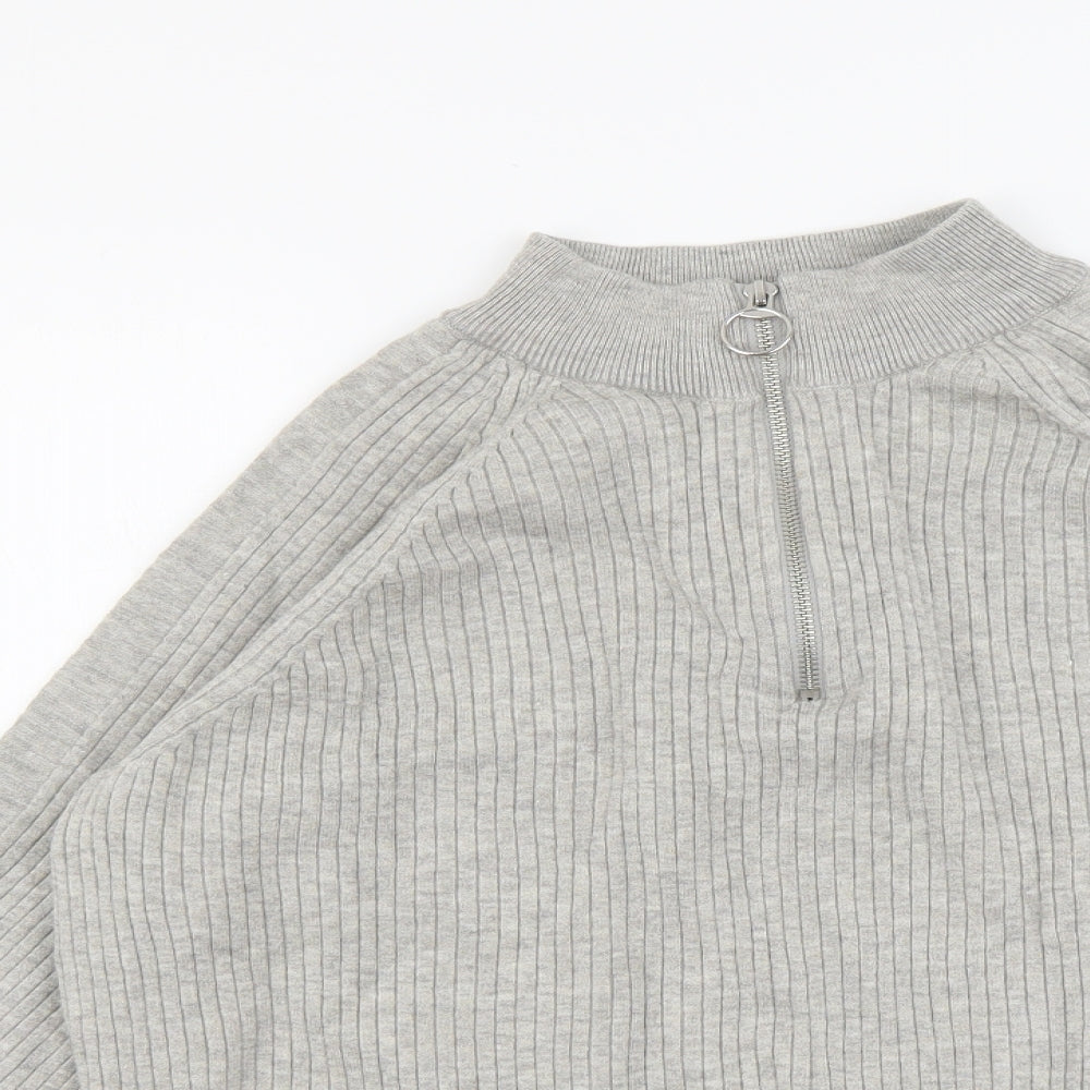 Womens UK Size M Marks and Spencer Grey Pullover Jumper