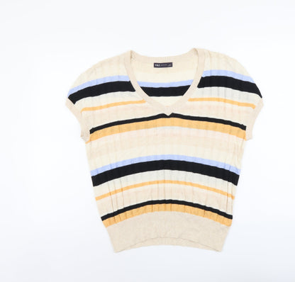 Womens UK Size L Marks and Spencer Multicoloured Pullover Jumper