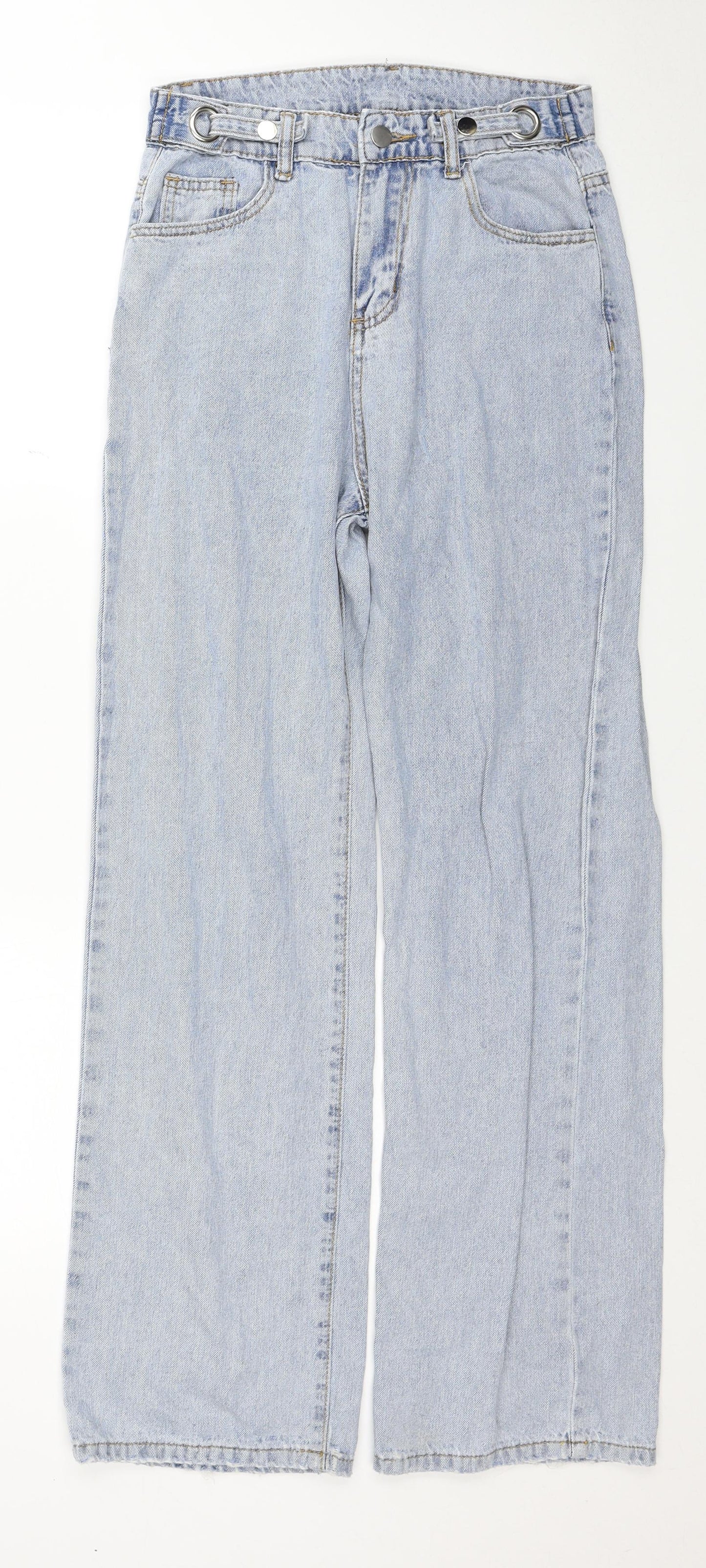 Womens UK Size 26 in Preworn Regular Fit Mom Blue Jeans