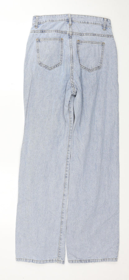 Womens UK Size 26 in Preworn Regular Fit Mom Blue Jeans