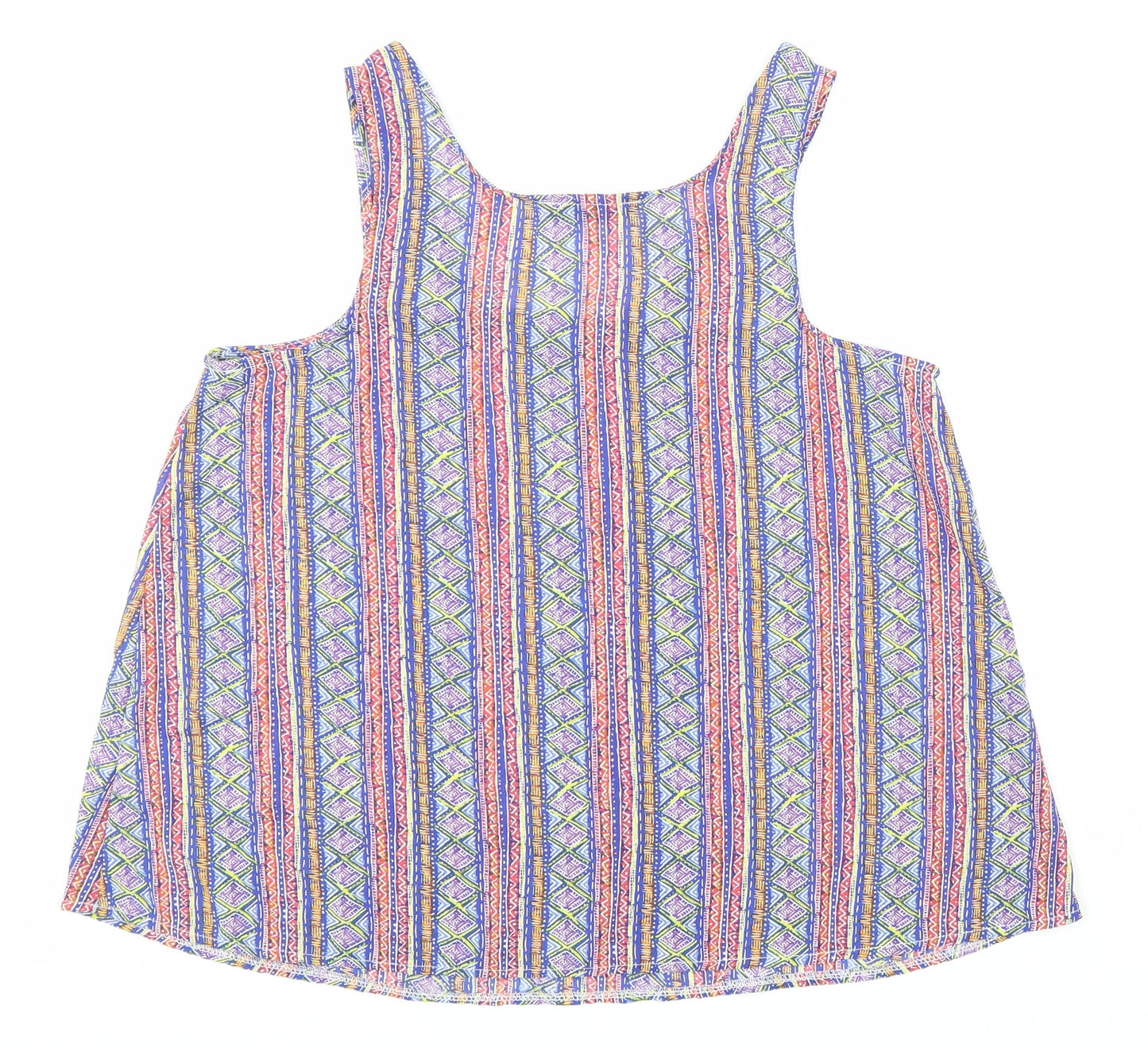 Womens UK Size 12 Atmosphere Multicoloured Basic Tank