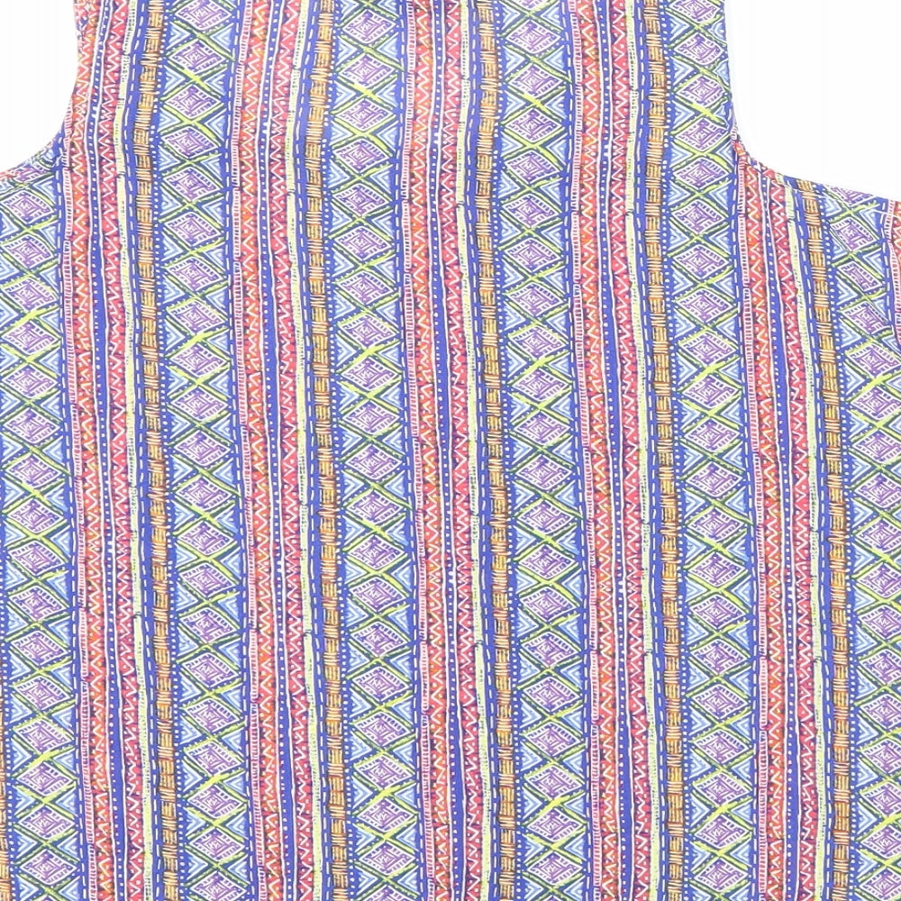 Womens UK Size 12 Atmosphere Multicoloured Basic Tank