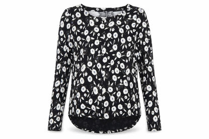 Womens UK Size 6 NEXT Black Basic Blouse