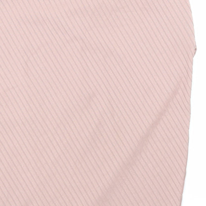 Innocence Womens Pink Polyester Straight & Pencil Skirt Size 14 Hook & Loop