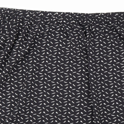 Boohoo Womens Black Geometric Polyester Basic Blouse Size 12 Off the Shoulder - Bardot