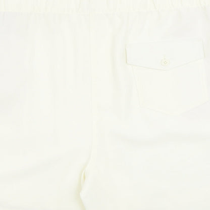 Marks and Spencer Womens Ivory Polyester Sweat Shorts Size 24 Regular Pull On