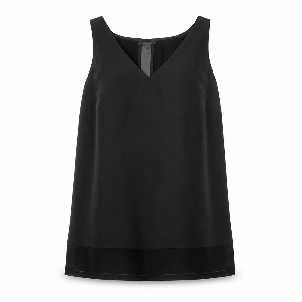 Womens UK Size 12 Warehouse Black Basic Tank