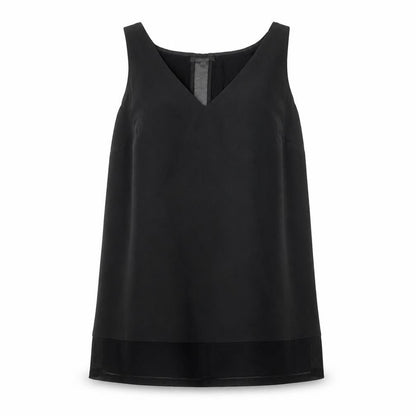 Womens UK Size 12 Warehouse Black Basic Tank