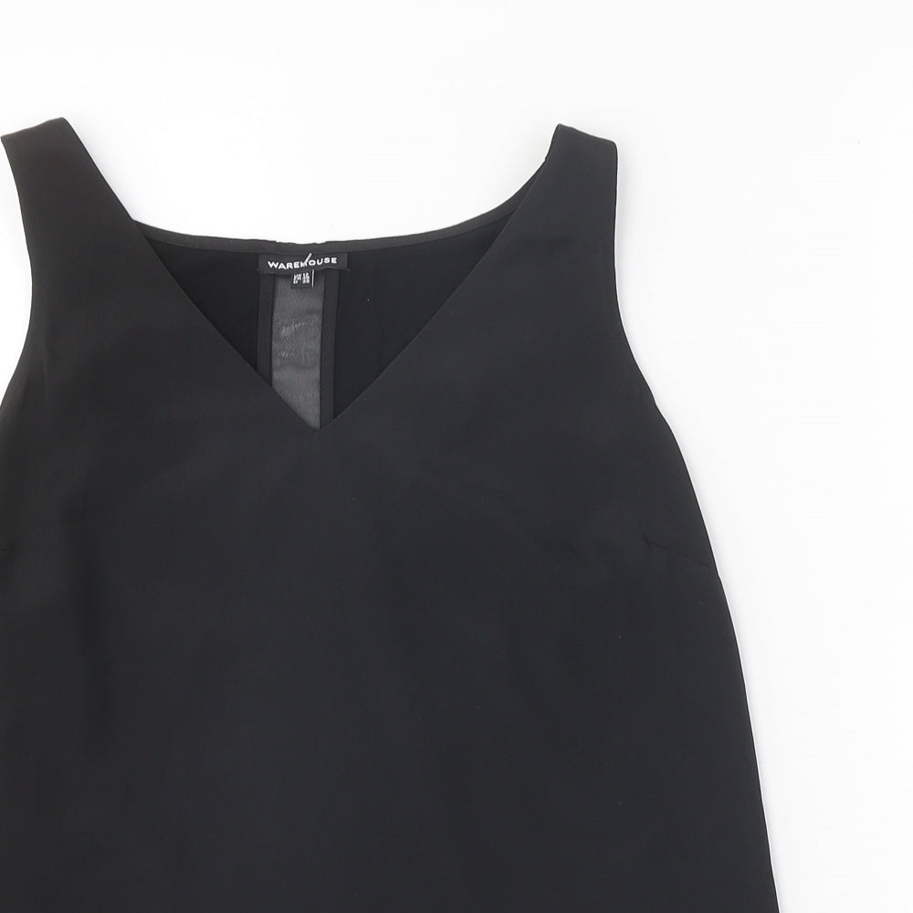 Womens UK Size 12 Warehouse Black Basic Tank