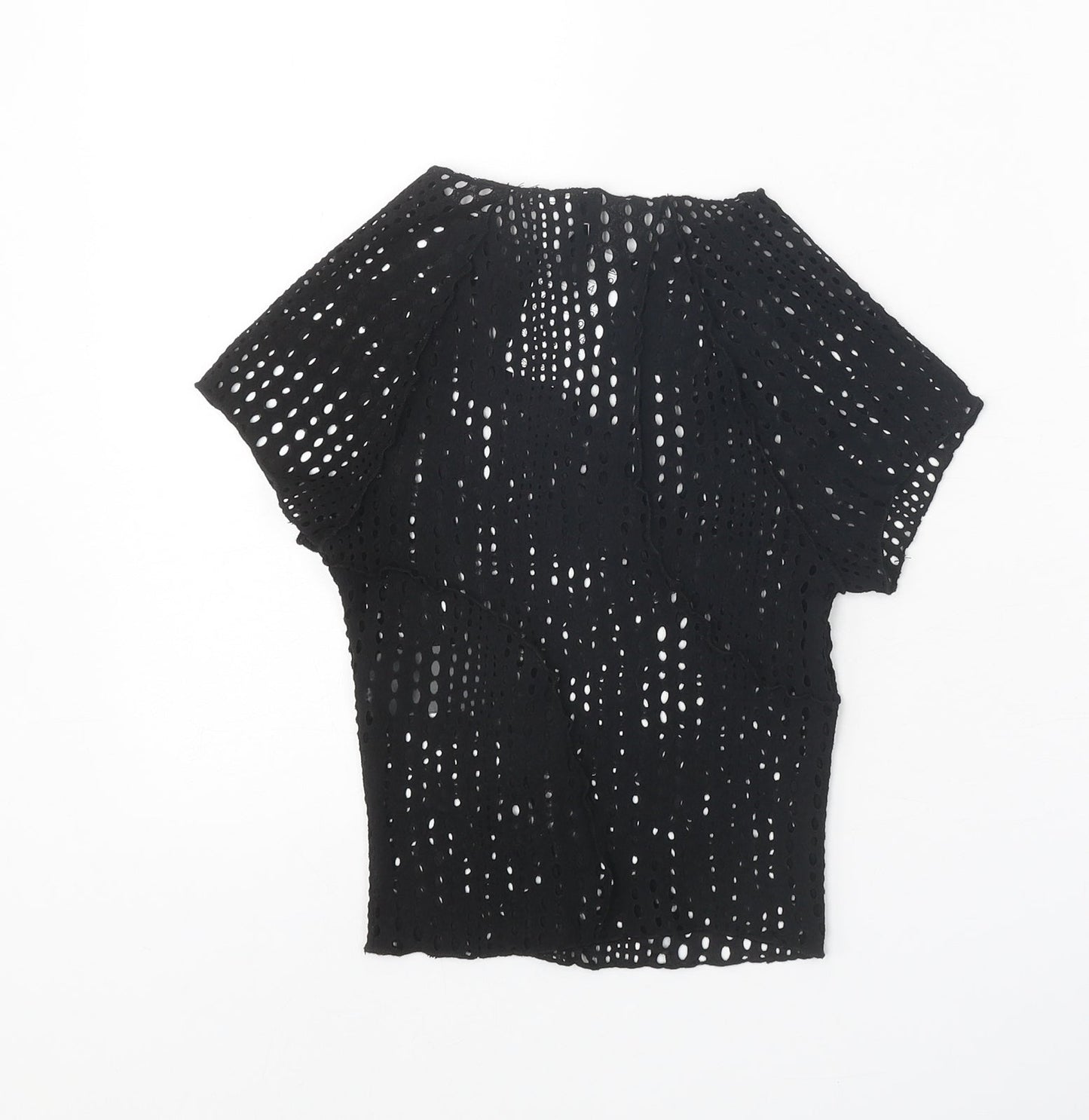 Womens UK Size 2XS Divided Black Basic T-Shirt