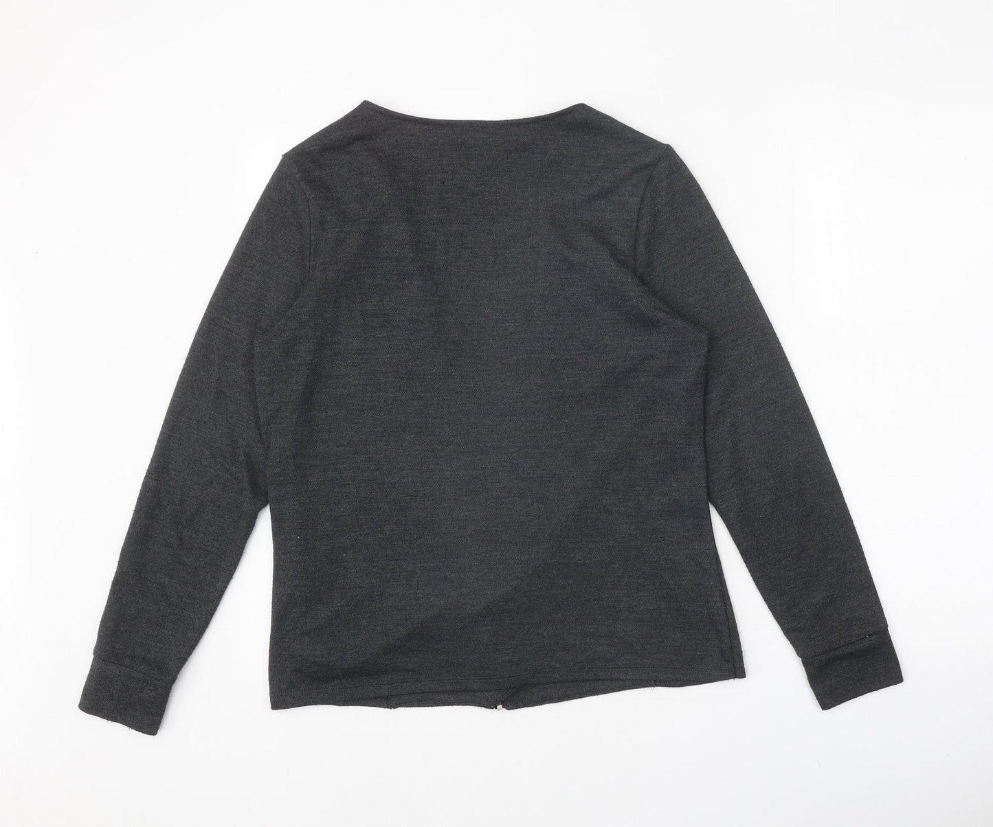 Womens UK Size 12 Marks and Spencer Grey Cardigan Jumper