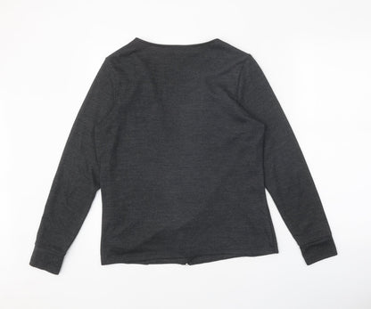Womens UK Size 12 Marks and Spencer Grey Cardigan Jumper
