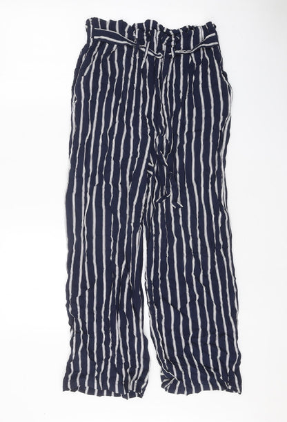 Womens UK Size 8 PEP&CO Regular Fit  Blue Trousers