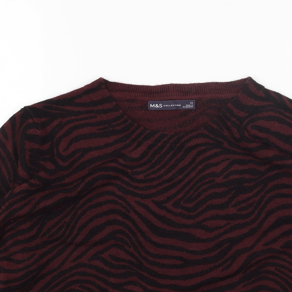 Womens UK Size 12 Marks and Spencer Black Pullover Jumper