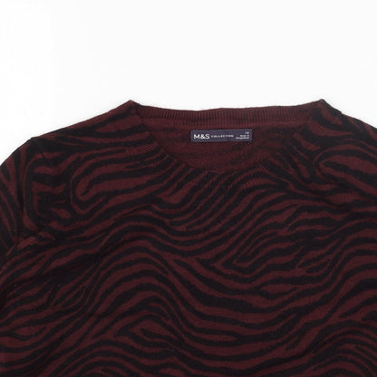 Womens UK Size 12 Marks and Spencer Black Pullover Jumper