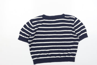 Womens UK Size M FOREVER 21 Blue Pullover Jumper