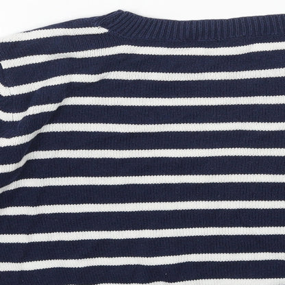 Womens UK Size M FOREVER 21 Blue Pullover Jumper