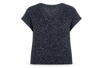 Womens UK Size S Quiz Blue Pullover Jumper