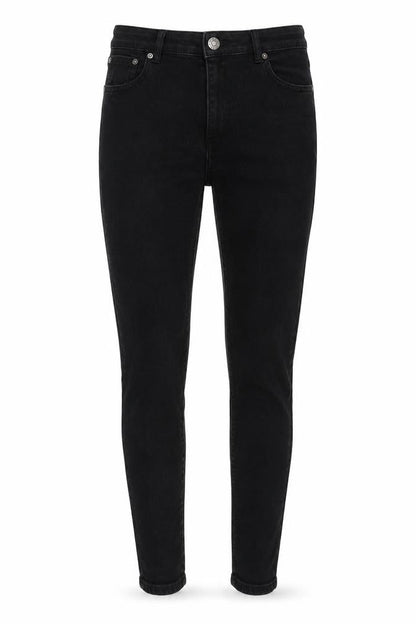 Reverse Womens Black Cotton Skinny Jeans Size 12 L27 in Regular Button