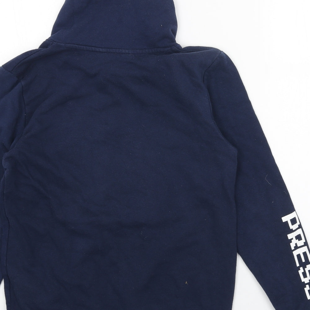 H&M Girls Blue Cotton Pullover Sweatshirt Size 11-12 Years Pullover