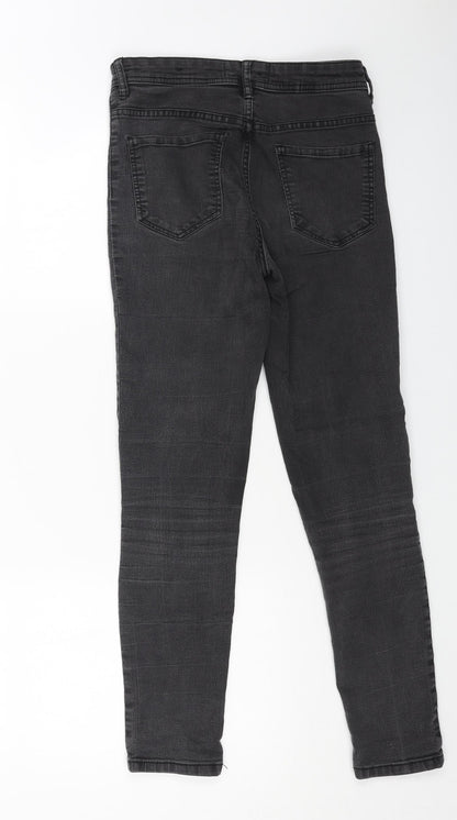 Womens UK Size 6 MNG Regular Fit Skinny Black Jeans