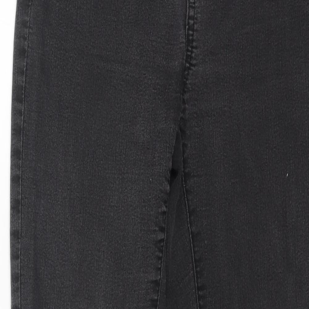 Womens UK Size 6 MNG Regular Fit Skinny Black Jeans