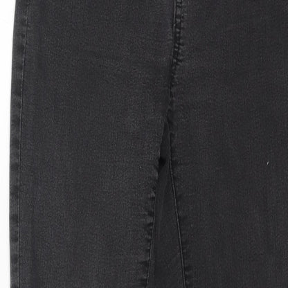 Womens UK Size 6 MNG Regular Fit Skinny Black Jeans