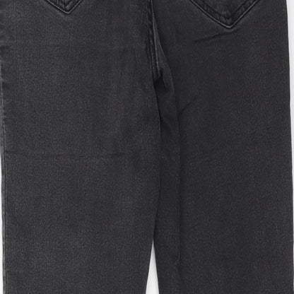 Womens UK Size 6 MNG Regular Fit Skinny Black Jeans