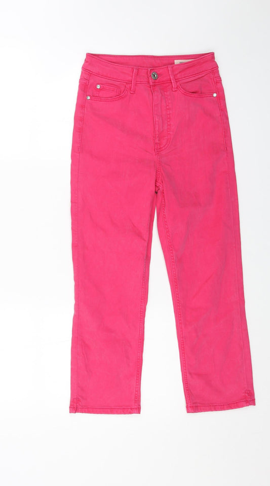 Womens UK Size 6 Marks and Spencer Regular Fit Skinny Pink Jeans