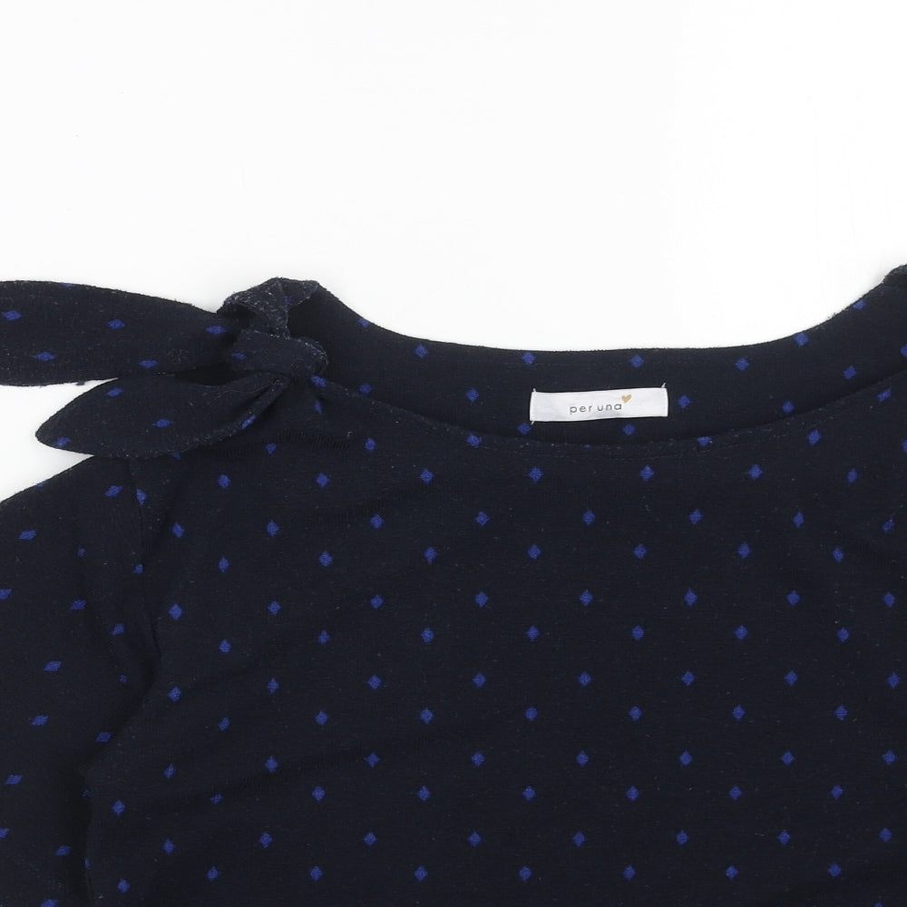 Womens UK Size 6 Per Una Blue Pullover Jumper