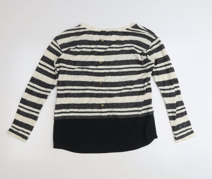 Womens UK Size S Oasis Black Pullover Jumper