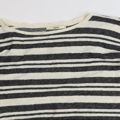 Womens UK Size S Oasis Black Pullover Jumper