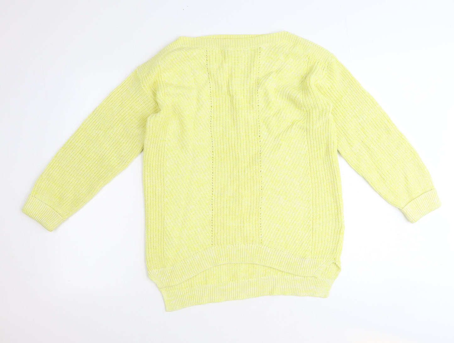 Womens UK Size M Marks and Spencer Yellow Pullover Jumper
