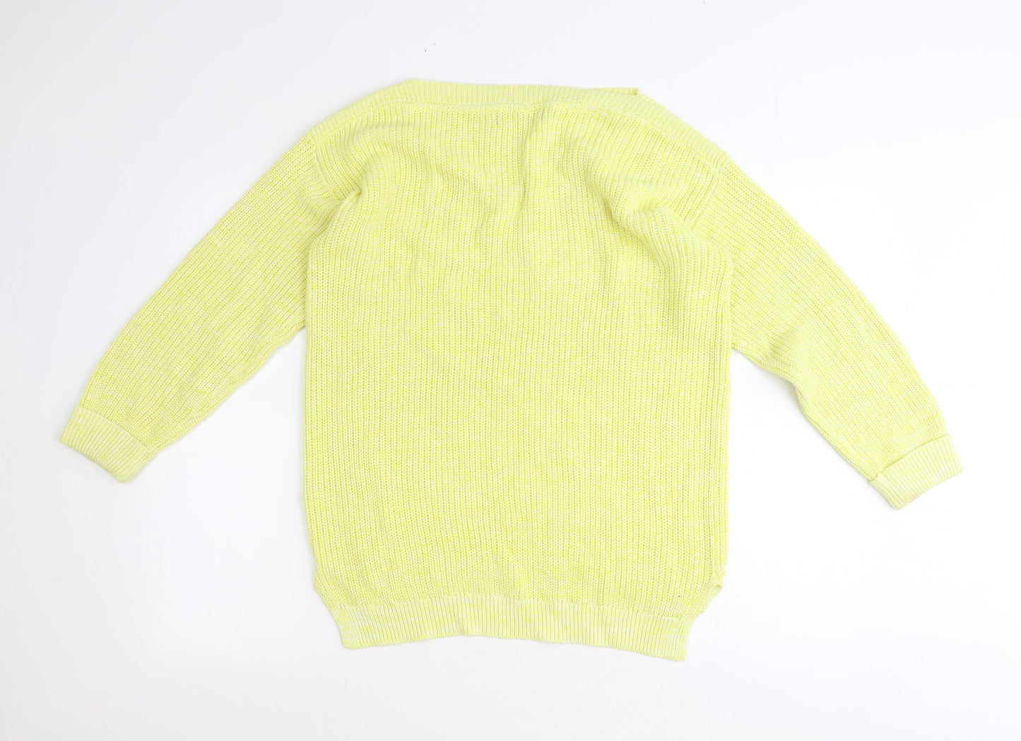 Womens UK Size M Marks and Spencer Yellow Pullover Jumper