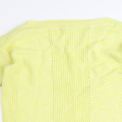 Womens UK Size M Marks and Spencer Yellow Pullover Jumper