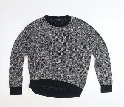 Womens UK Size 6 Topshop Black Pullover Jumper
