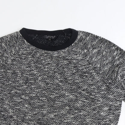 Womens UK Size 6 Topshop Black Pullover Jumper