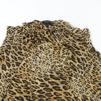 Womens UK Size S Rachel Zoe Brown Basic Tank