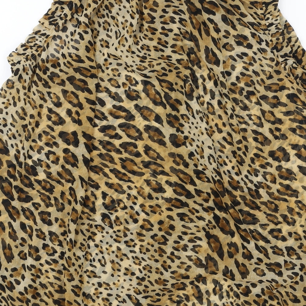 Womens UK Size S Rachel Zoe Brown Basic Tank