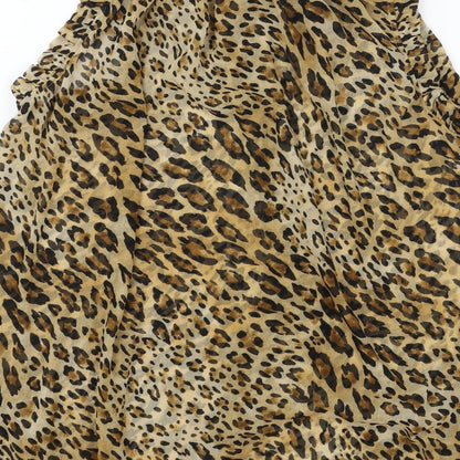 Womens UK Size S Rachel Zoe Brown Basic Tank