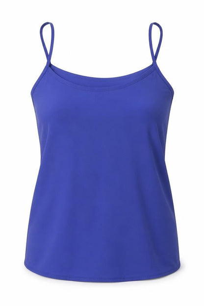 Womens UK Size 10 New Look Blue Basic Tank