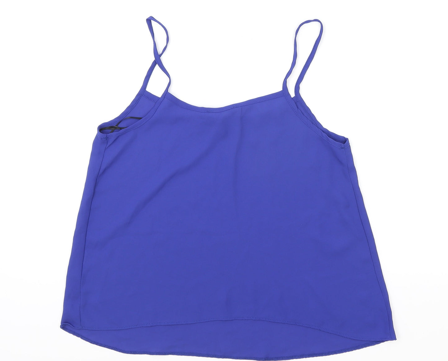 Womens UK Size 10 New Look Blue Basic Tank