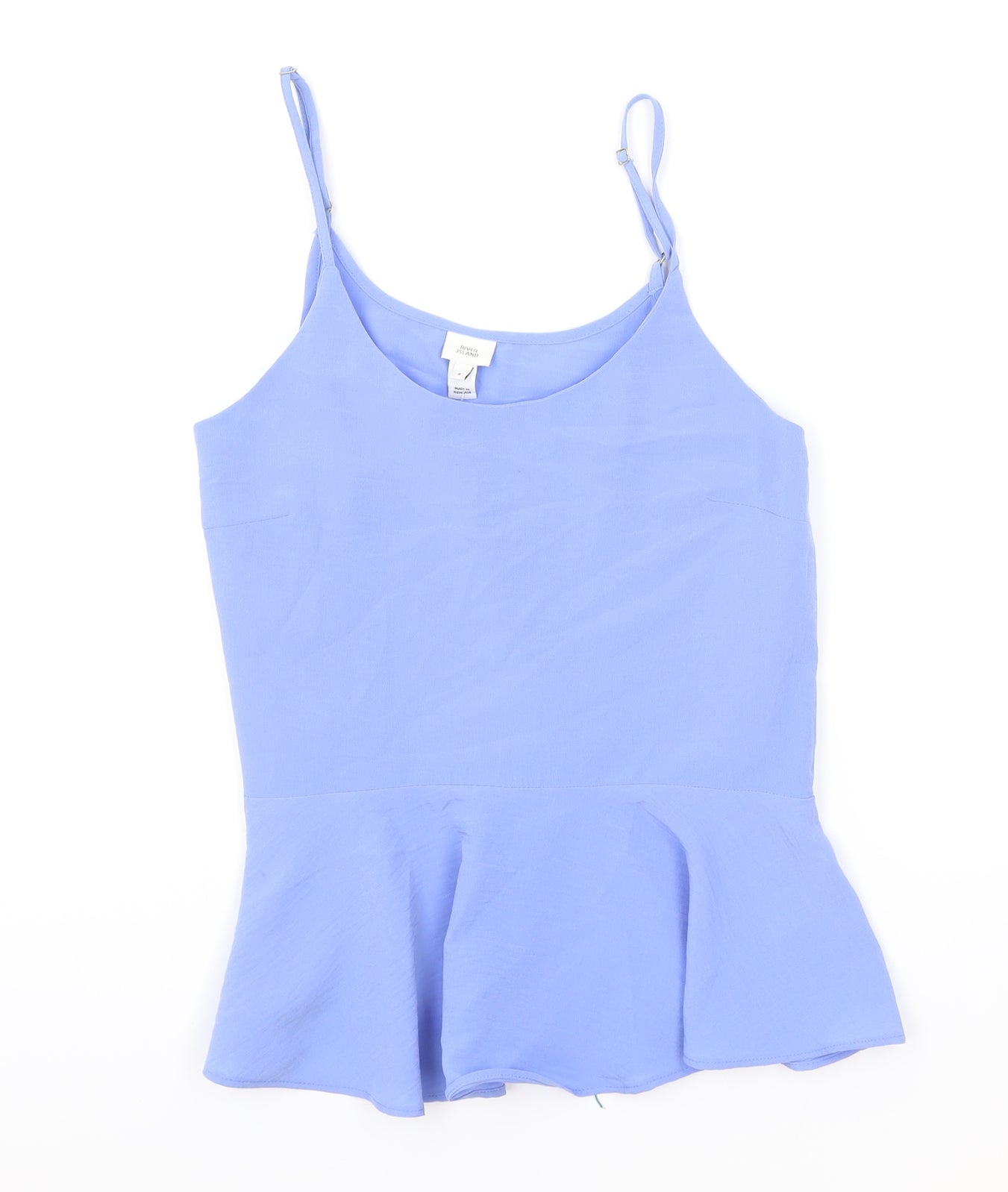 Womens UK Size 6 River Island Blue Camisole Tank
